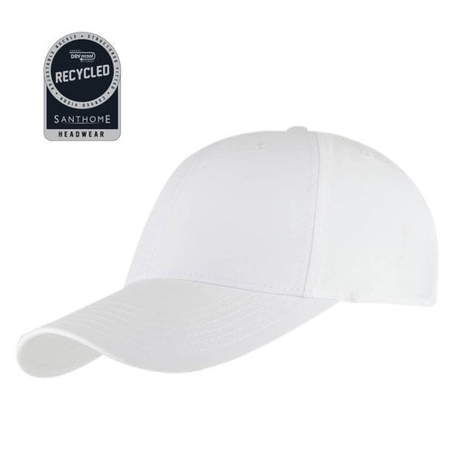 ULTRA - Santhome RPET 6 Panel DryNCool® Sport Cap-White-